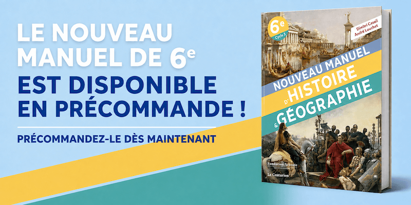 Le nouveau manuel de 6e est disponible en précommande