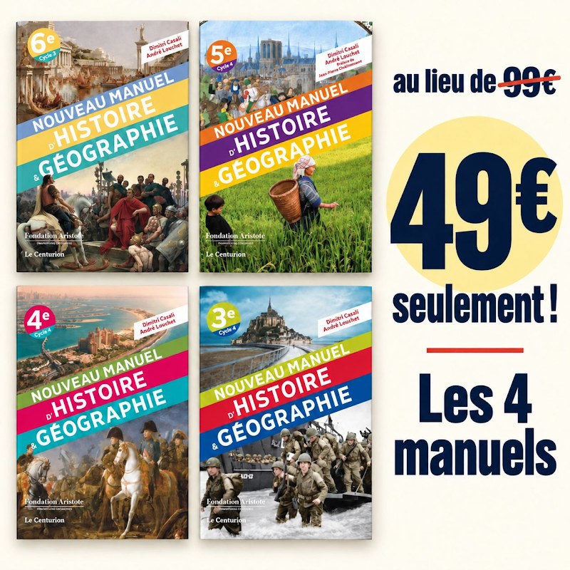 Les 4 manuels à 49 € au lieu de 99 €