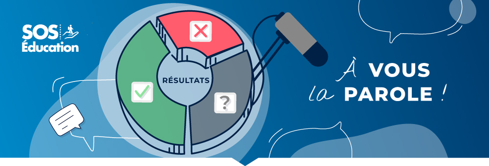 Résultats du sondage - À vous la parole - SOS Éducation
